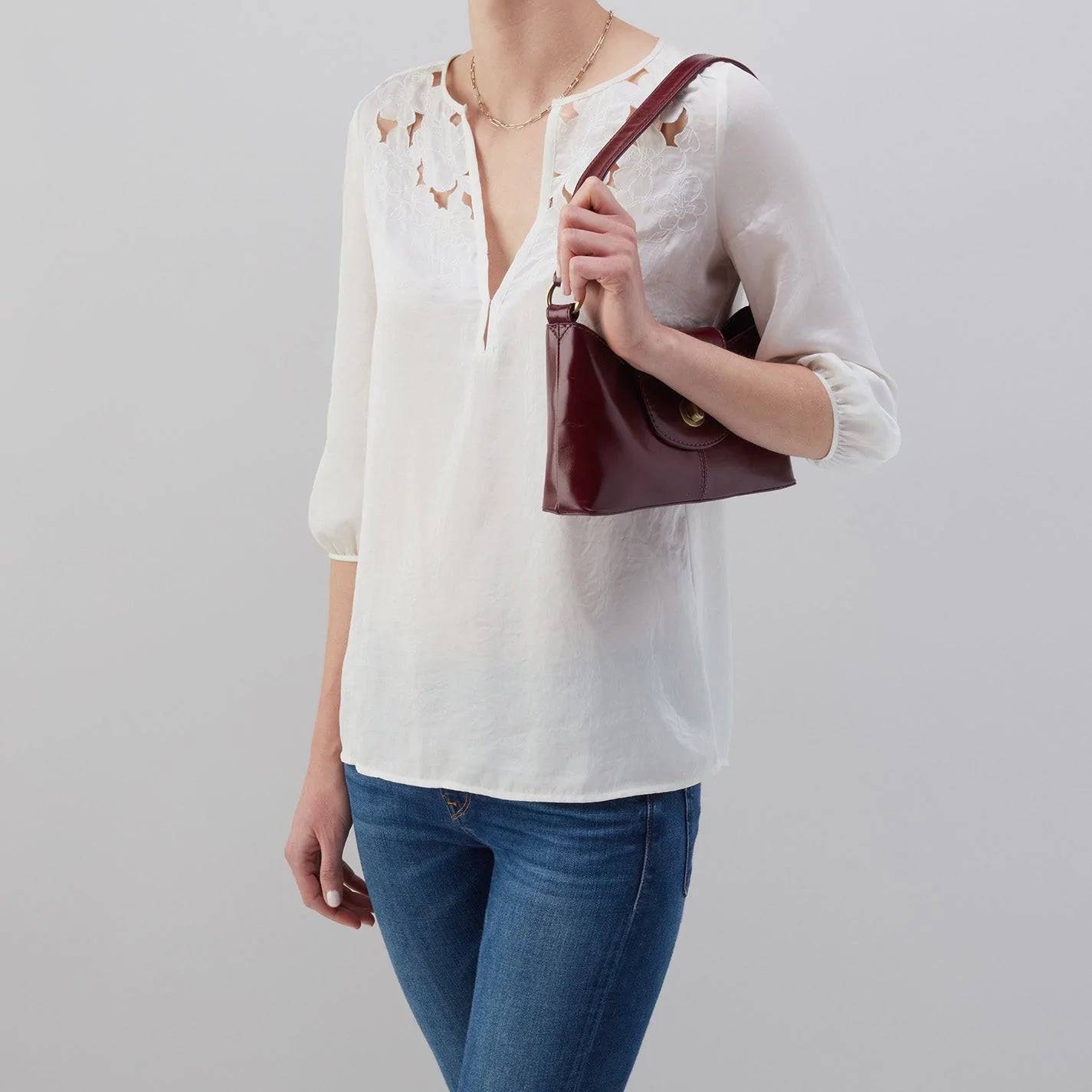 Hobo - Mila Shoulder Bag - Merlot - Findlay Rowe Designs