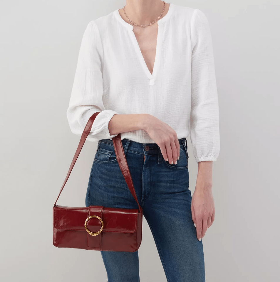 Hobo - Sawyer Baguette Shoulder Bag - Henna - Findlay Rowe Designs