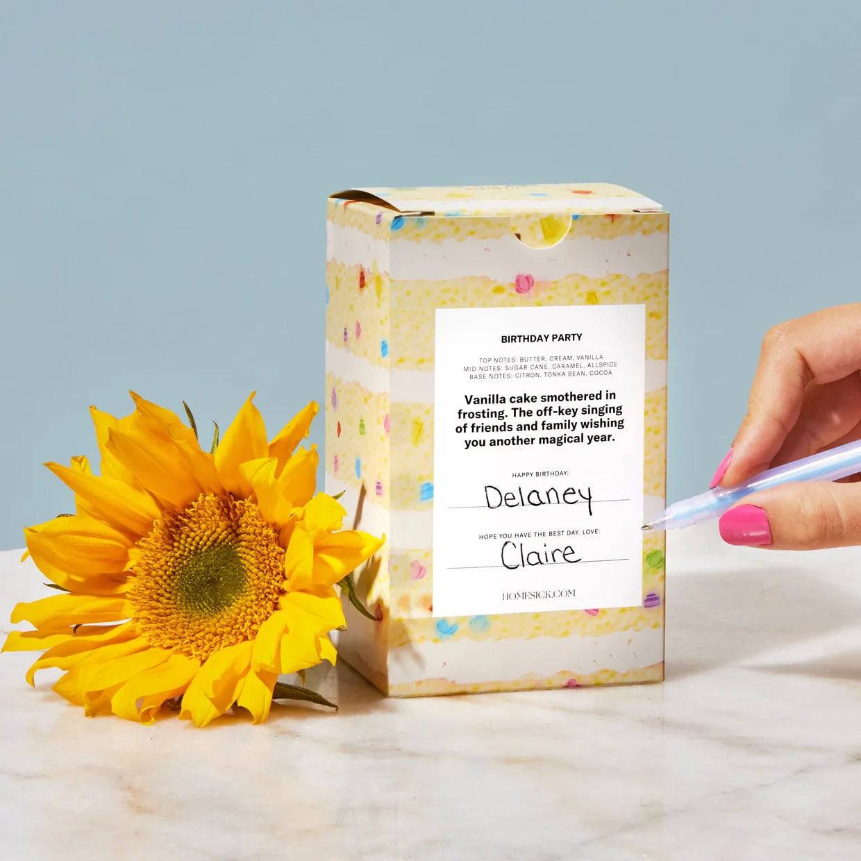 Homesick - Birthday Party Candle - Findlay Rowe Designs