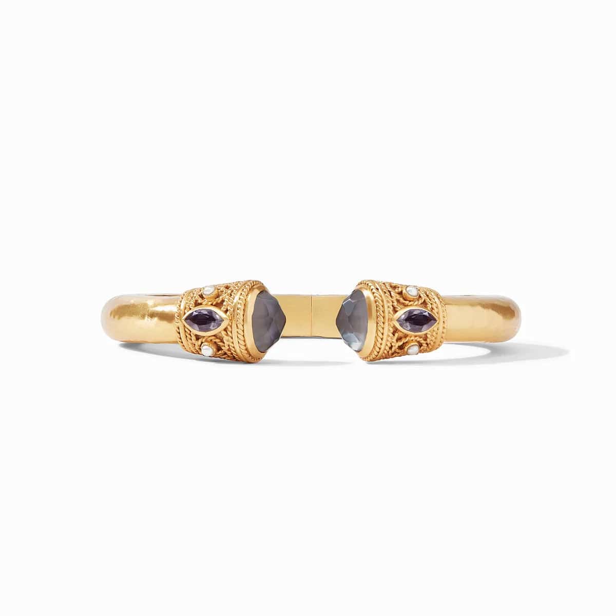 Julie Vos - Monaco Demi Cuff - Iridescent Charcoal Blue - Findlay Rowe Designs
