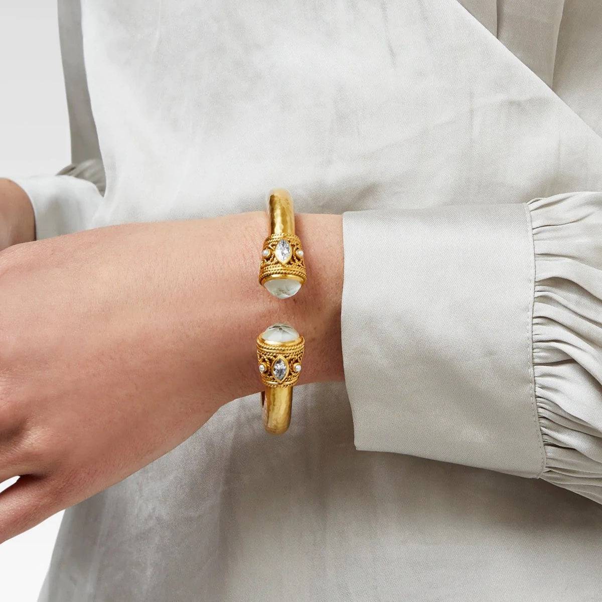 Julie Vos - Monaco Demi Cuff - Iridescent Charcoal Blue - Findlay Rowe Designs