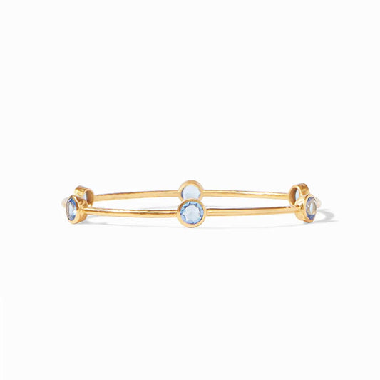 Julie Vos - Milano Bangle - Chalcedony Blue - Findlay Rowe Designs