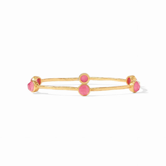 Julie Vos - Milano Luxe Bangle - Iridescent Peony Pink - Findlay Rowe Designs