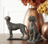 Standing Dog on Black Base - Patina - Findlay Rowe Designs