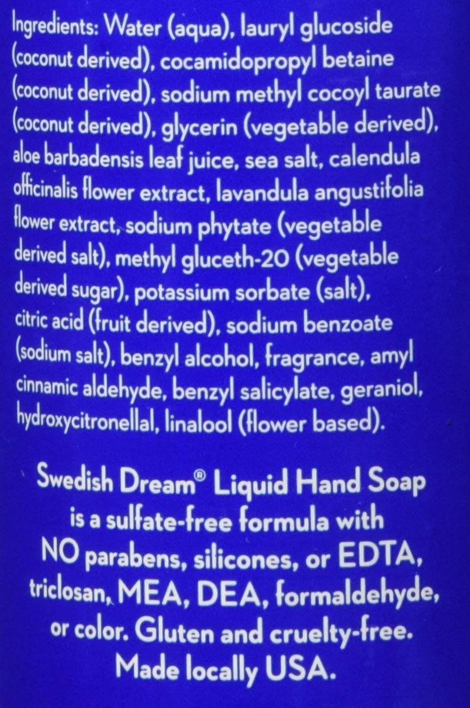 Hand Soap - Liquid Swedish Dream Sea Salt - Findlay Rowe Designs