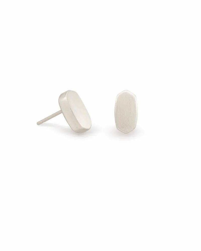 Kendra Scott - Barrett Stud Earrings - Bright Silver - Findlay Rowe Designs