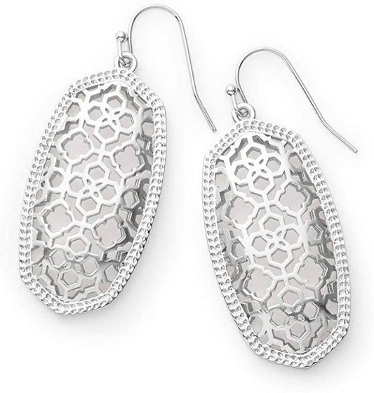 Kendra Scott - Elle Earrings - Silver Filigree - Findlay Rowe Designs