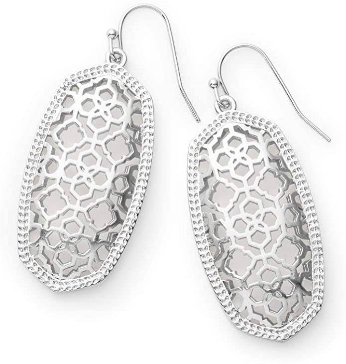 Kendra Scott - Elle Earrings - Silver Filigree - Findlay Rowe Designs
