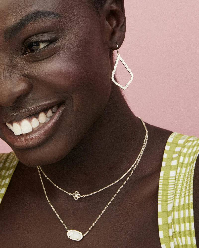 KENDRA SCOTT- SOPHIA DROP EARRINGS IN SILVER - Findlay Rowe Designs