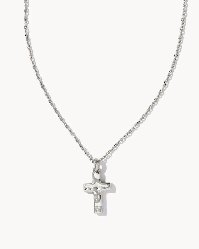 Kendra Scott - Cross Pendant Necklace - Silver Rhodium - Findlay Rowe Designs