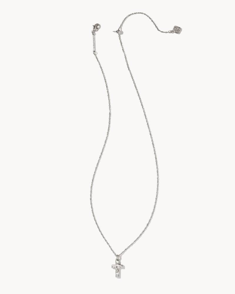 Kendra Scott - Cross Pendant Necklace - Silver Rhodium - Findlay Rowe Designs