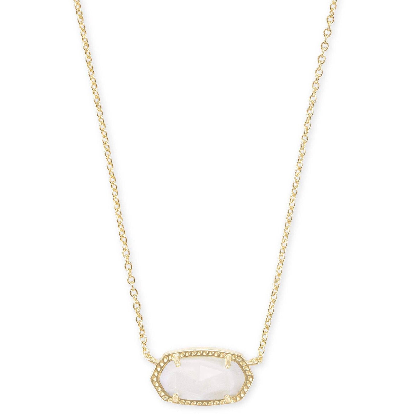 Kendra Scott - Elisa Gold Pendant Necklace - White Mother-of-Pearl - Findlay Rowe Designs