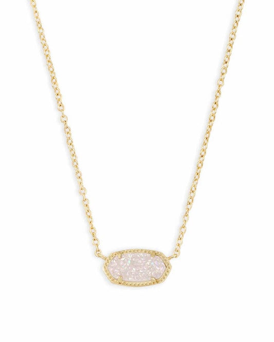 Kendra Scott - Elisa Gold Pendant Necklace - Iridescent Drusy - Findlay Rowe Designs