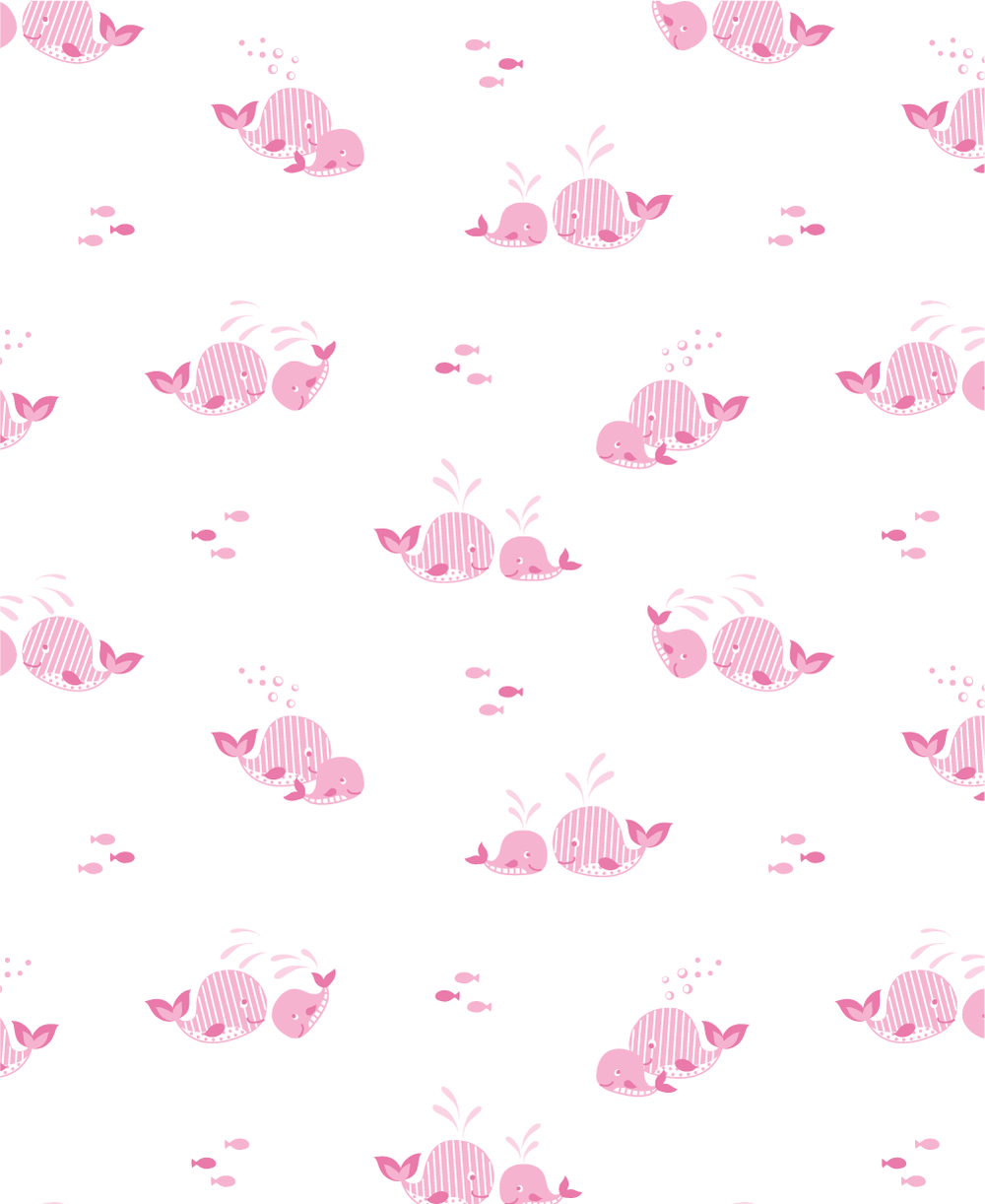 KISSY KISSY - Whale Wishes Pink Print Footie - Findlay Rowe Designs