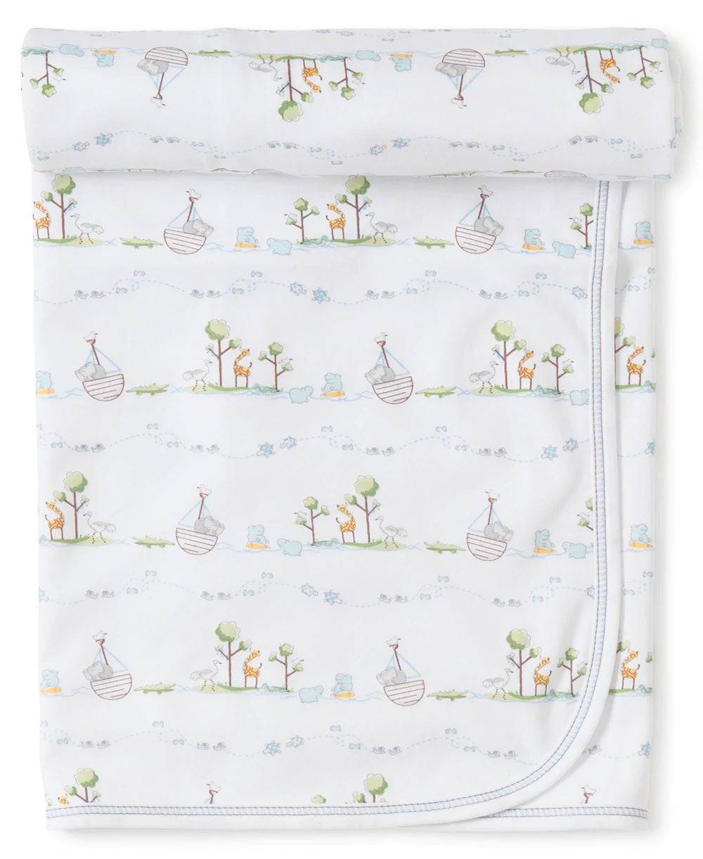 KISSY KISSY - Blue Noah's Print Blanket - Findlay Rowe Designs