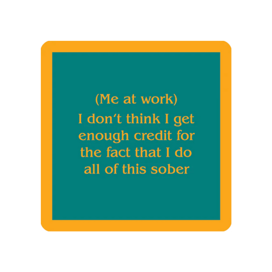 Drinks On Me Coasters - Me At Work - Findlay Rowe Designs