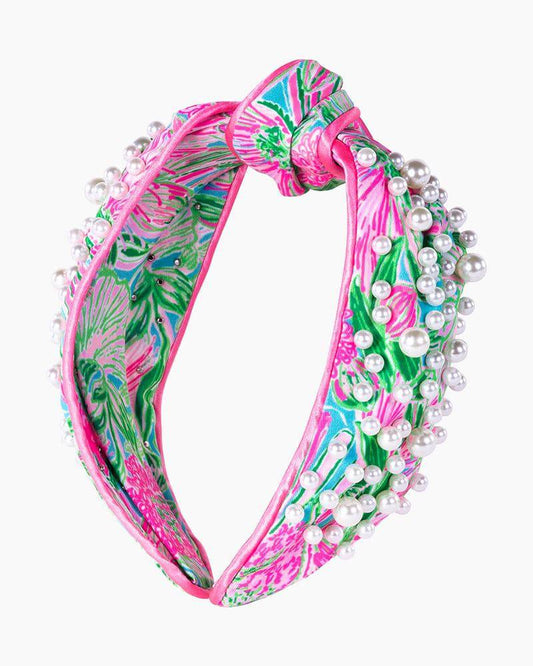 Lilly Pulitzer - Headband - Embellished Knotted - Coming in Hot - Findlay Rowe Designs
