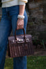 Lisi Lerch - Margo Fall Wicker Handbag - Chocolate