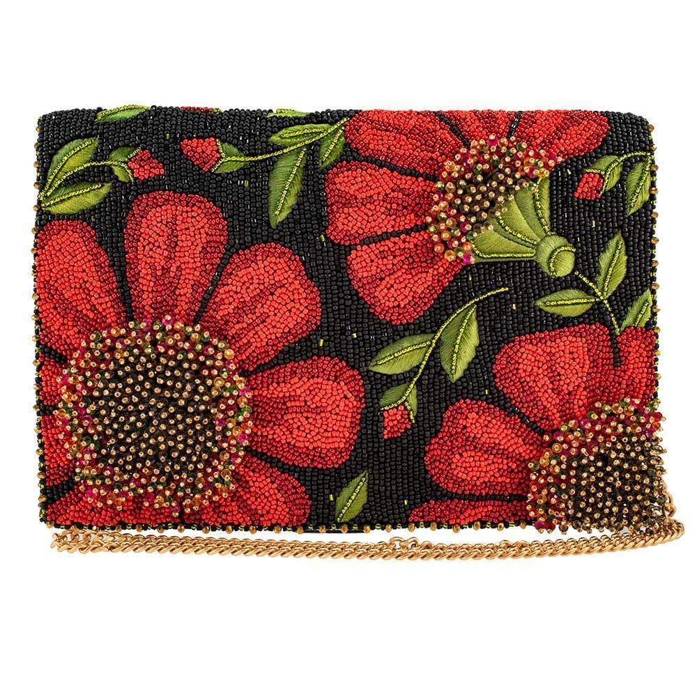 Wallflower Beaded Crossbody Clutch Handbag - Findlay Rowe Designs