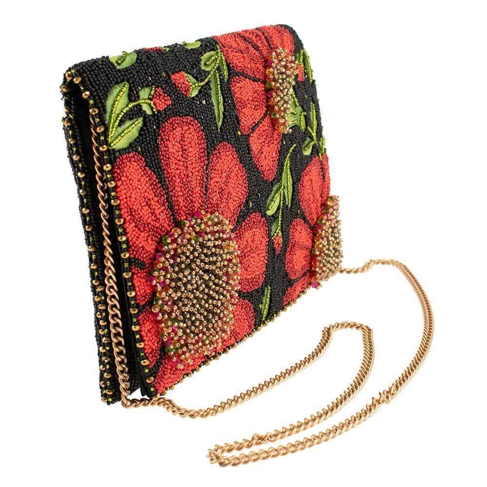 Wallflower Beaded Crossbody Clutch Handbag - Findlay Rowe Designs