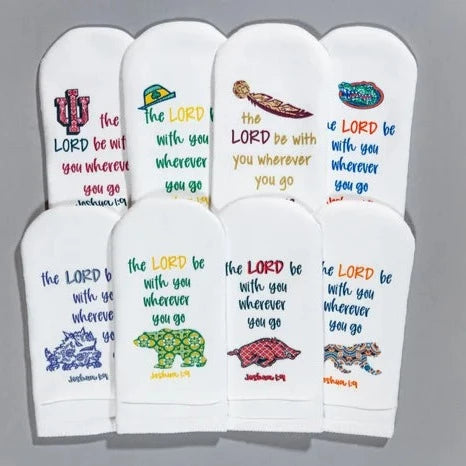 Team Mascot Socks - Yellow Jacket - Findlay Rowe Designs