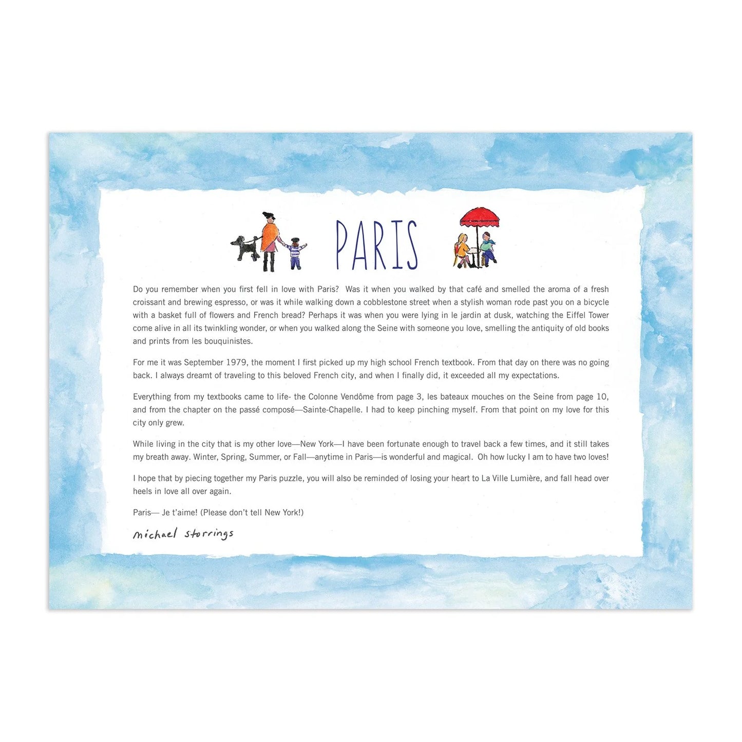 Puzzle - Storrings Paris - 1000pc - Findlay Rowe Designs