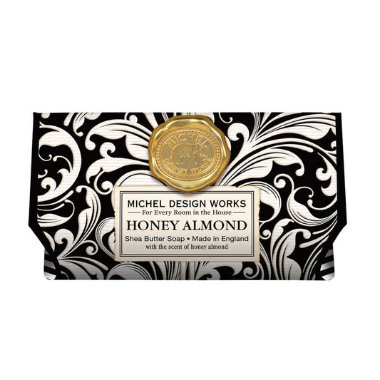 Michel Design Works - Large Bath Soap Bar - Honey Almond - Findlay Rowe Designs