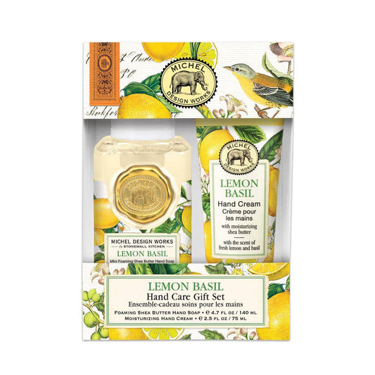 Michel Design Works - Hand Care Gift Set - Lemon Basil - Findlay Rowe Designs