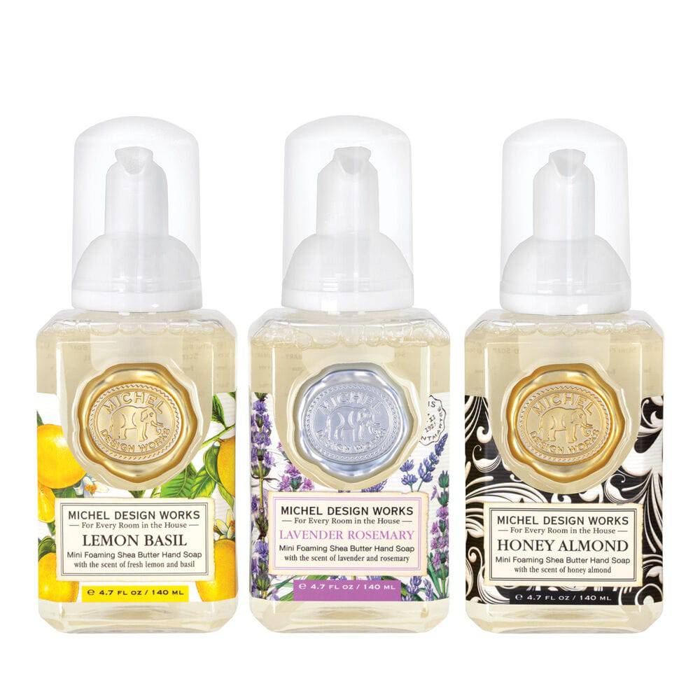 Michel Design Works - Mini Foaming Hand Soap Set - Lavender, Lemon , Honey - Findlay Rowe Designs