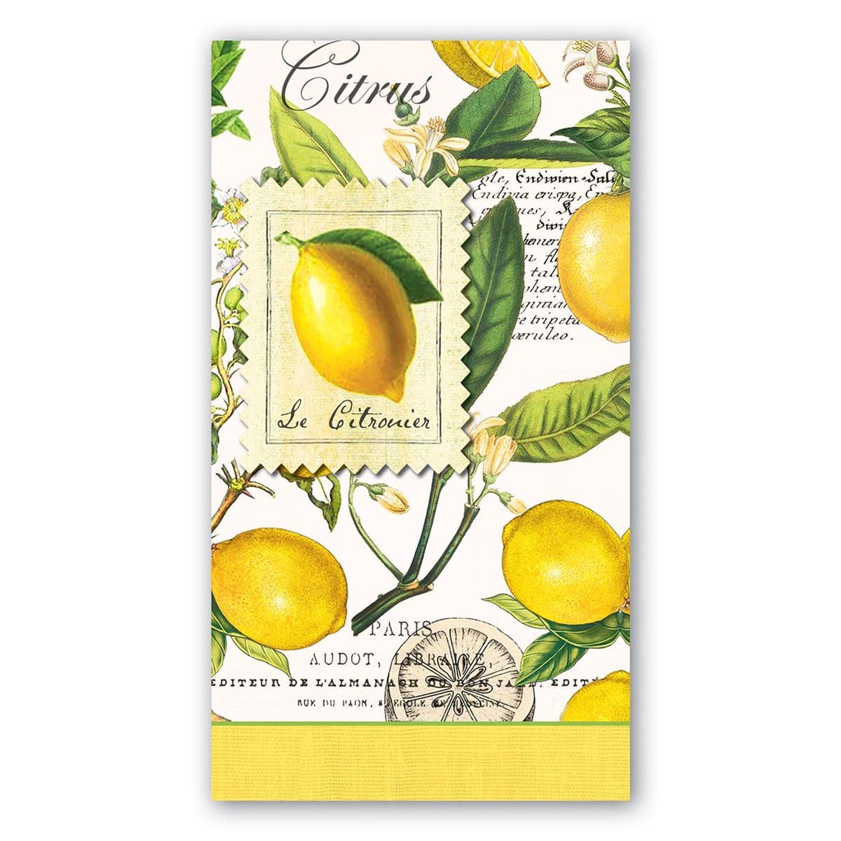 Lemon Basil Hostess Napkins - Findlay Rowe Designs