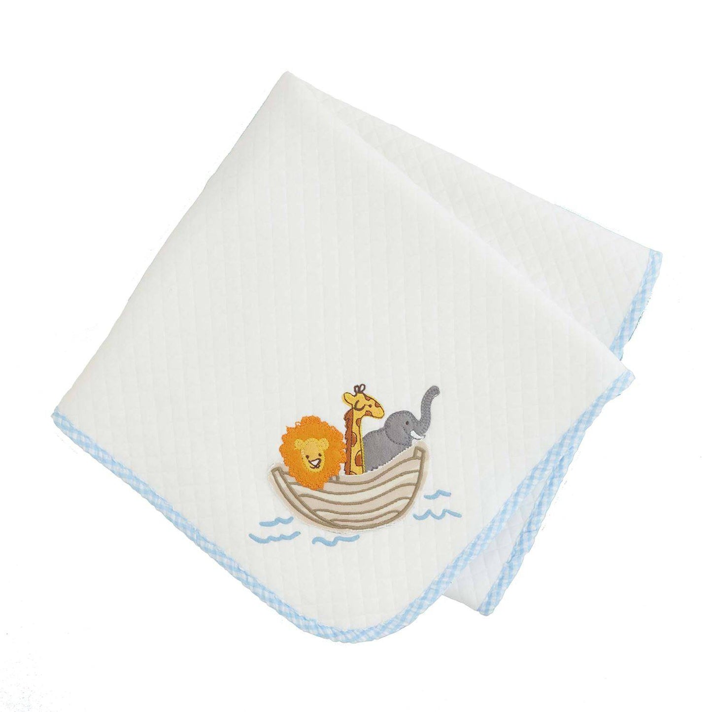 Mud Pie - Noah's Ark Quilted Blanket