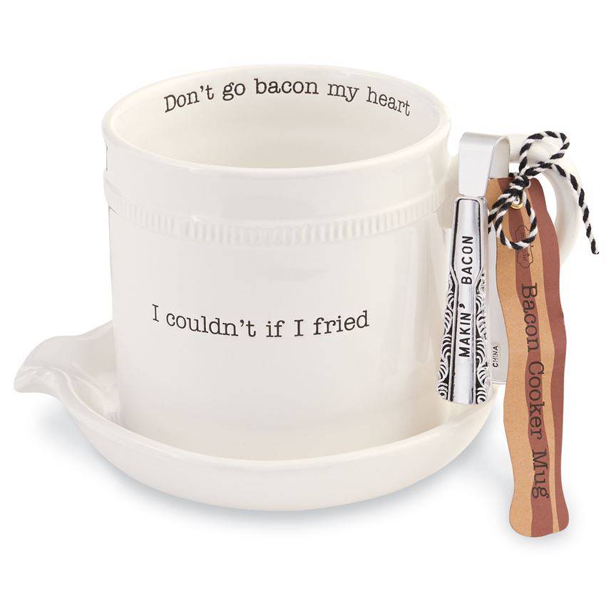 Mud Pie - Circa - Bacon Cooker Mug Set - Findlay Rowe Designs