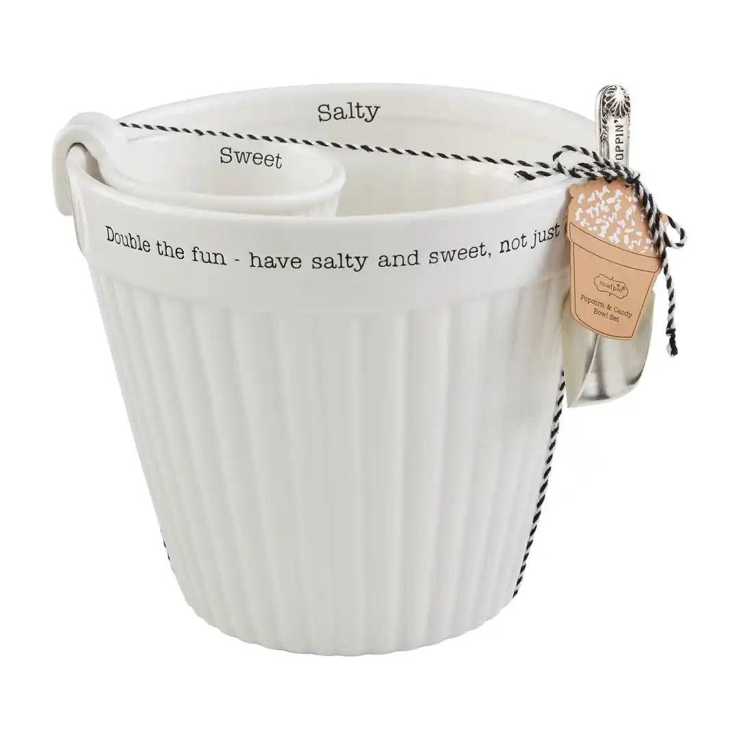 Mud Pie - Popcorn and Candy Bowl Set - Findlay Rowe Designs