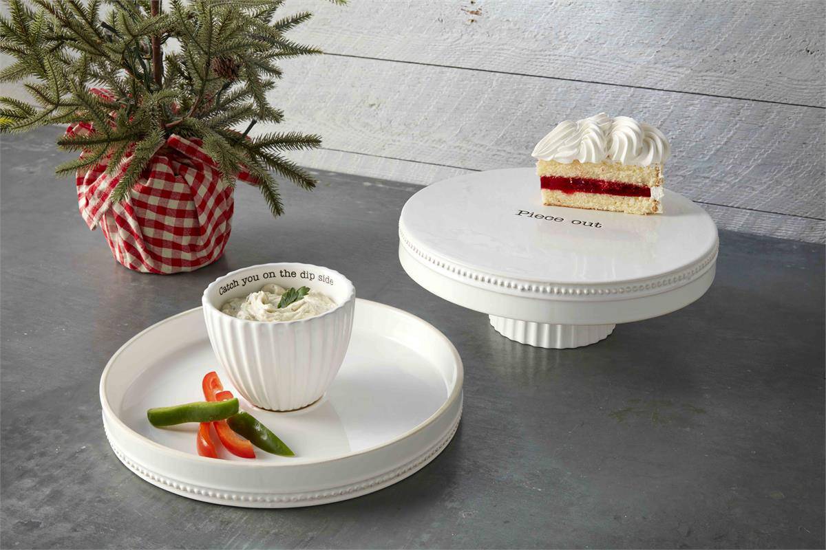 Mud Pie - Chip & Dip - Reversible Pedestal - Findlay Rowe Designs