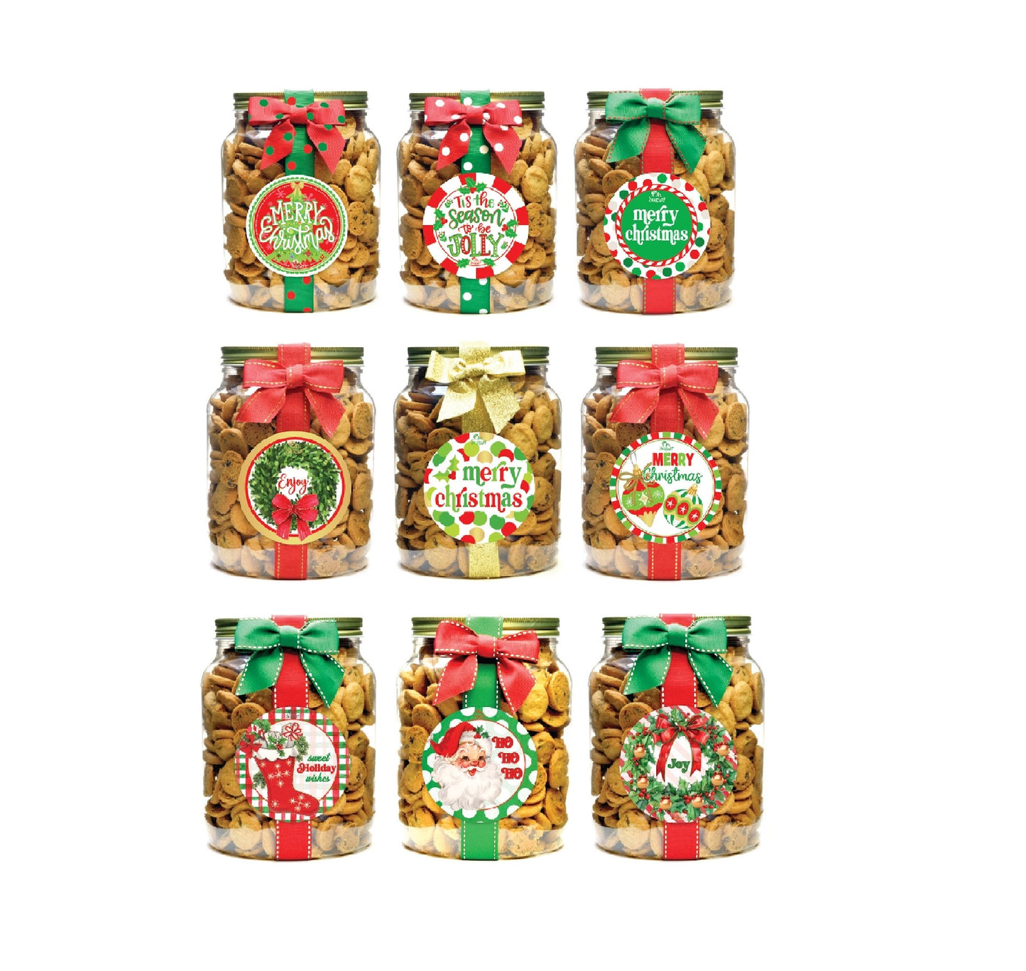 Oh Sugar - Nam's Bits Chocolate Chip Cookies - Half Gallon Jar