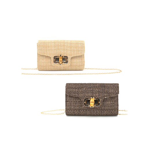 B & C Bags - Straw Clutch - Findlay Rowe Designs