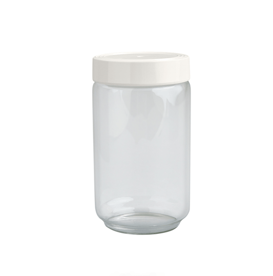 Nora Fleming - Base - Pinstripes Large Glass Canister Melamine Lid - C9C - Findlay Rowe Designs