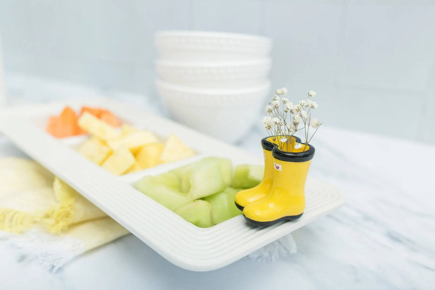 Nora Fleming - Mini - St Jude's 2023 Yellow Wellies - A292 - Findlay Rowe Designs