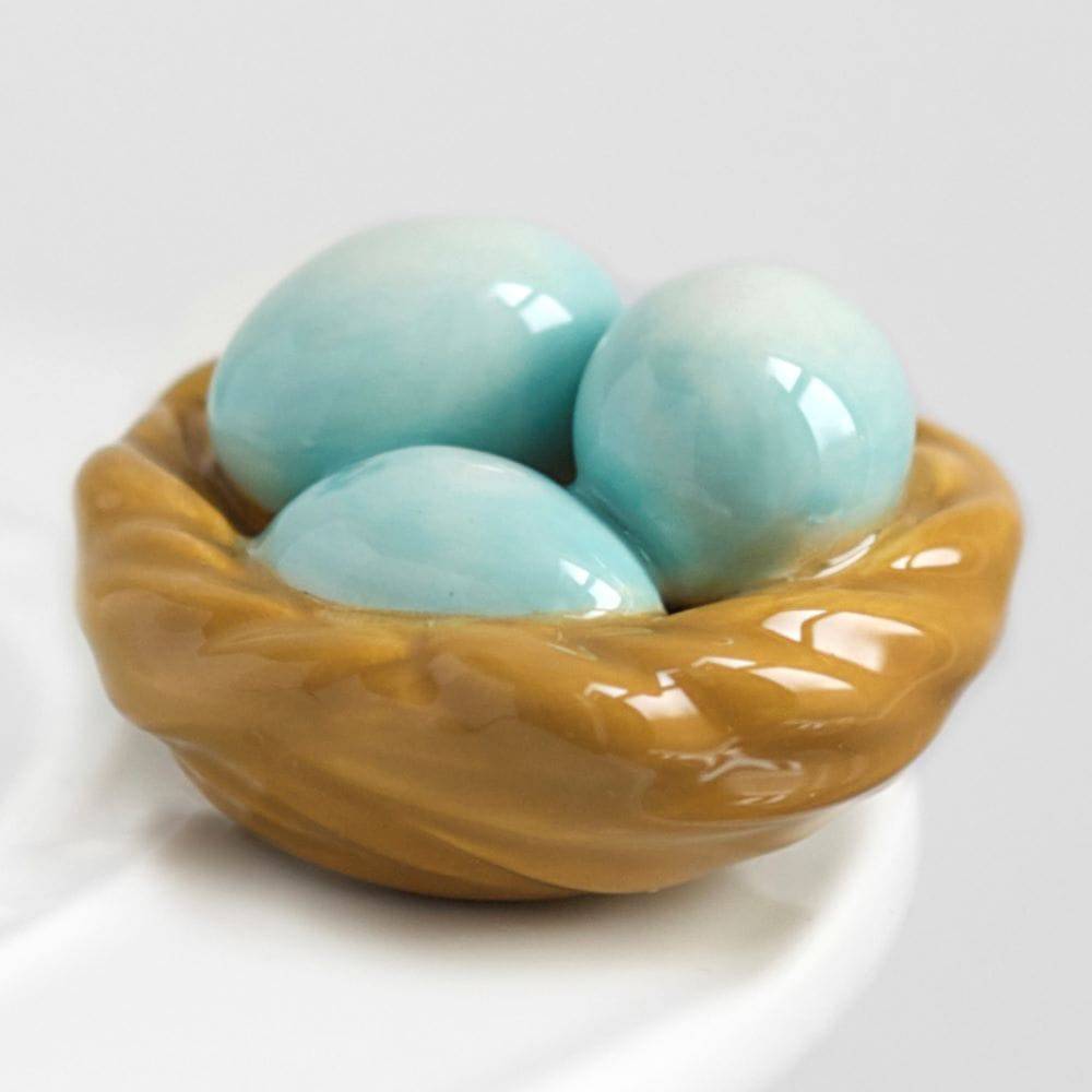 Nora Fleming - Mini - Robin's Egg Blue Bird Nest- A39 - Findlay Rowe Designs
