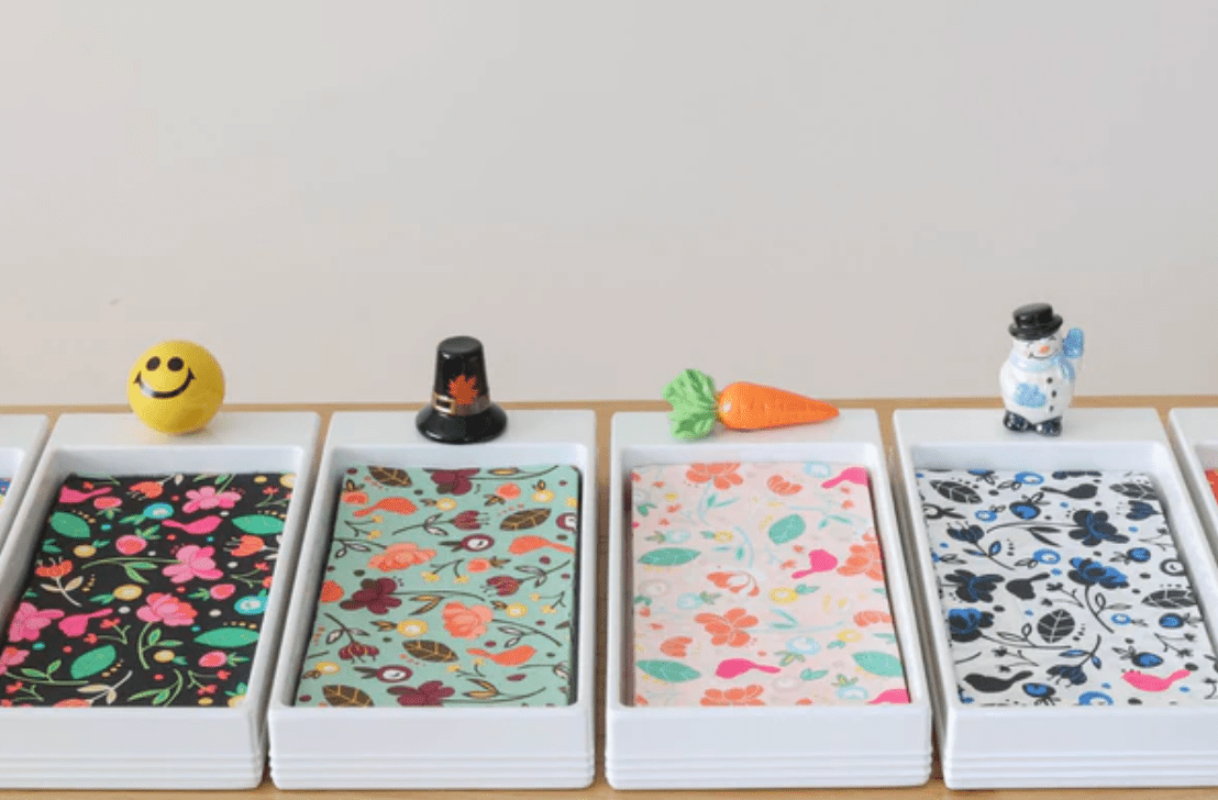 Nora Fleming - Base - Pinstripes Melamine Guest Towel Holder - MEL14 - Findlay Rowe Designs