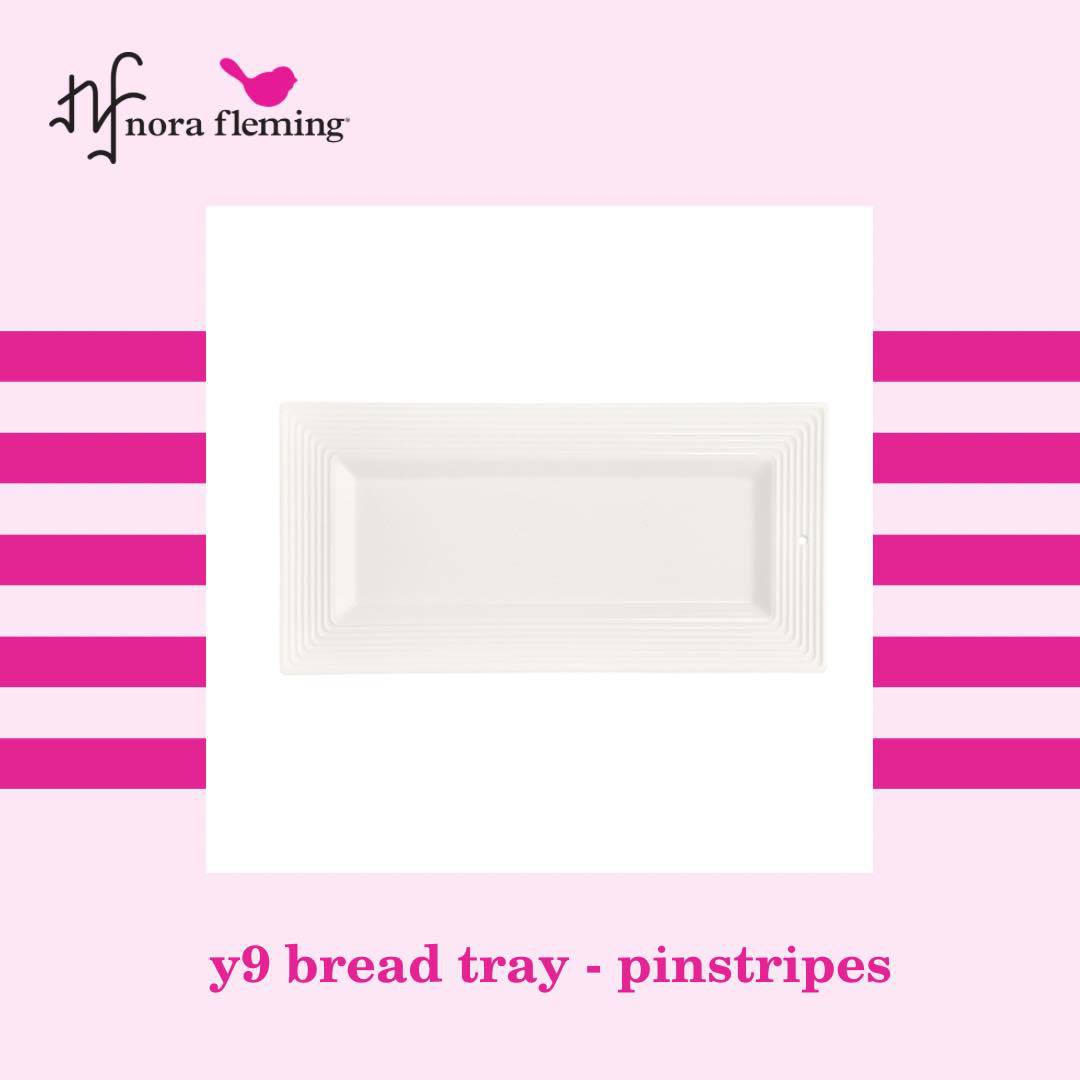 Nora Fleming - Base - Pinstripes Bread Tray - Y9 - Findlay Rowe Designs
