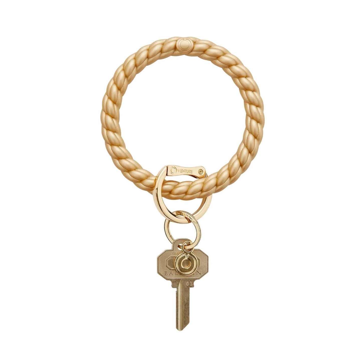 Braided Silicone Big O® Key Ring - Findlay Rowe Designs