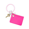 Gingham Tickled Pink - Silicone Big OĀ® Key Ring - Findlay Rowe Designs