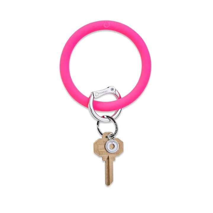 Tickled Pink - Silicone Big O® Key Ring - Findlay Rowe Designs