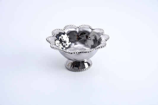 Pampa Bay - Footed Bowl - Silver - Findlay Rowe Designs