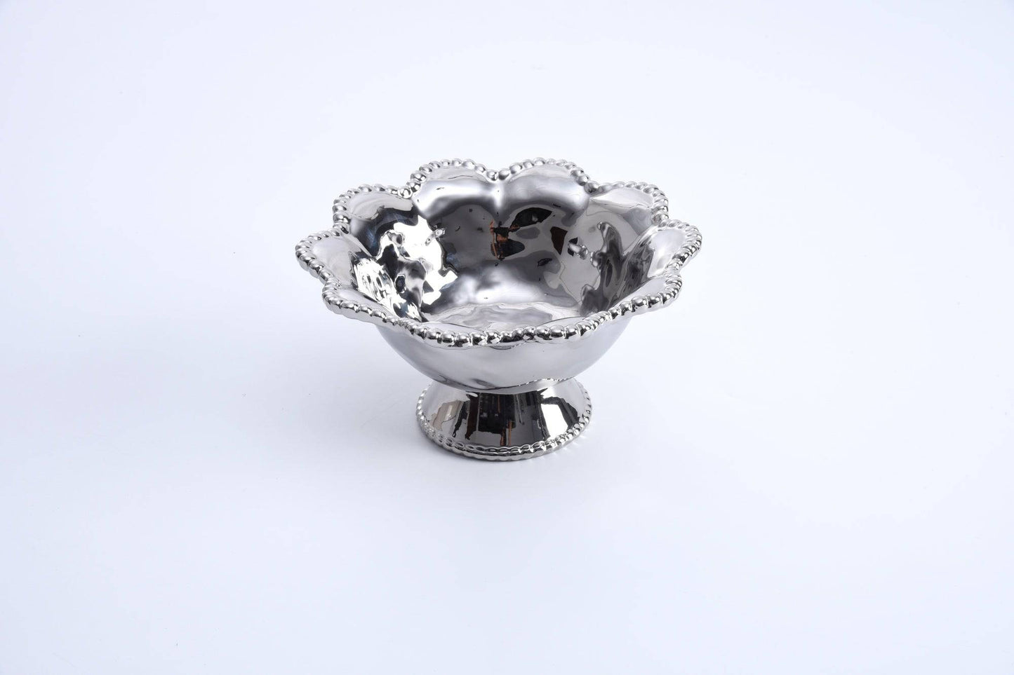 Pampa Bay - Footed Bowl - Silver - Findlay Rowe Designs