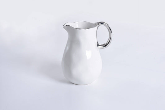 Pampa Bay - Pitcher - White/Silver - Findlay Rowe Designs