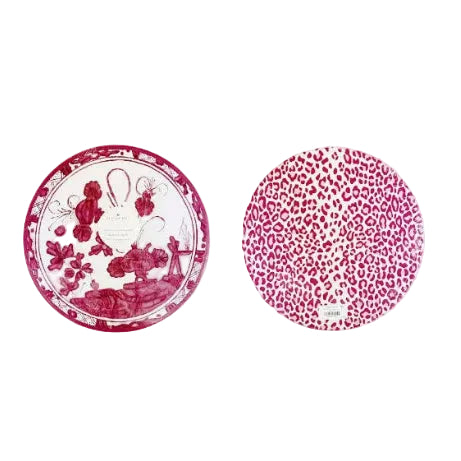 Beatriz Ball - Placemats - Faenza & Leopard Reversible - Pink - Findlay Rowe Designs