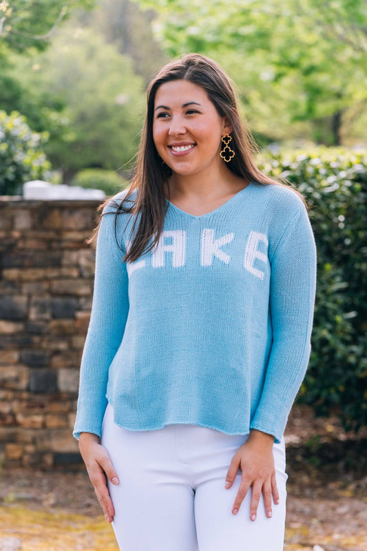 Simply Southern Everyday Lake Sweater for Women in Blue - Findlay Rowe Designs