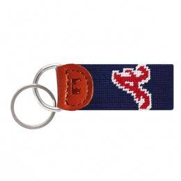 Smathers & Branson - Key Fob - Atlanta Braves Needlepoint - Findlay Rowe Designs